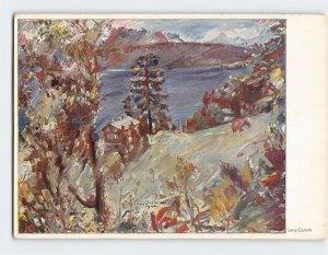 Postcard Walchenseelandschaft By Lovis Corinth, Kochel, Germany