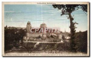 Old Postcard Fougeres General View of Chateau Le Chateau dating his