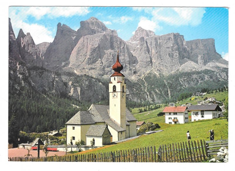 Italy Gries Bolzano South Tyrol Alps Verso il Catinaccio Panorama 4X6 Postcard