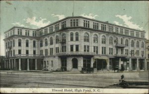 High Point NC Elwood Hotel c1910 Postcard