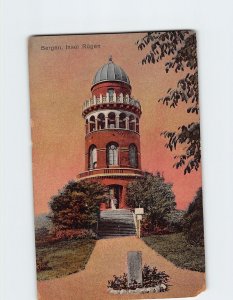 Postcard Ernst Moritz Arndt Tower, Insel Rügen, Bergen auf Rügen, Germany