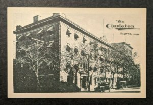 Mint Vintage The Carleton Hotel Halifax Canada Real Picture Postcard RPPC