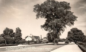 Vintage Postcard Botanical Gardens Whitnall Park Hales Corners Wisconsin WI RPPC