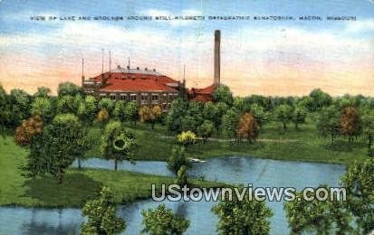 Still Hildreth Osteopathic Sanatorium in Macon, Missouri