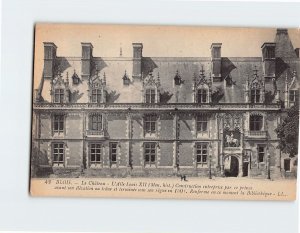 Postcard L'Aile Louis XII, Le Château, Blois, France