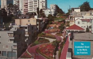 California San Francisco Lombard Street The Crookedest Street In The World