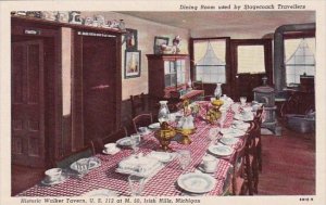 Dining Room Used By Stagecoach Travellers Historic Walker Tavern US 112 At M ...