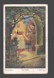 093516 Brothers GRIMM Spinning Old Woman by KUBEL Vintage PC