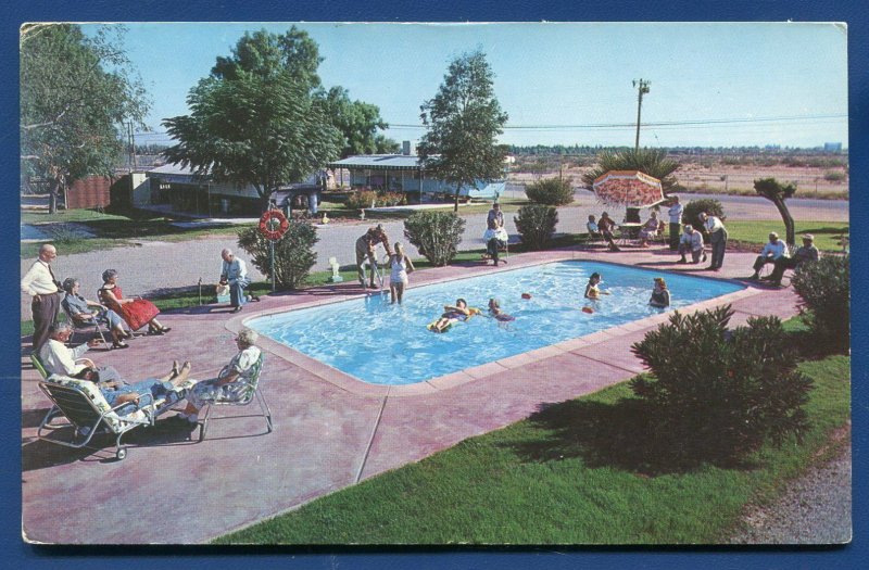 Bermuda Garden Trailer Park Tucson Arizona az old chrome postcard