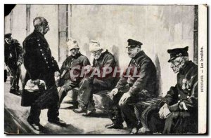 Old Postcard Renouard Invalides Army