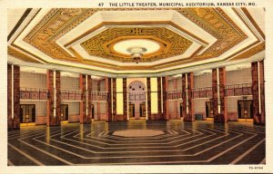 Missouri Kansas City Municipal Auditorium The Little Theatre Curteich