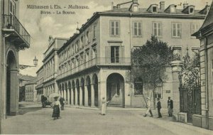 france, MULHOUSE, Alsace, La Bourse, Stock Exchange (1913) Postcard