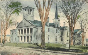 Augusta Maine Court House Hugh C. Leighton hand colored  Postcard 24-7466