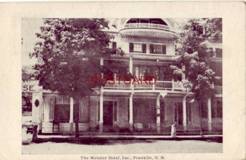 1920 THE WEBSTER HOTEL, INC. FRANKLIN, N. H.