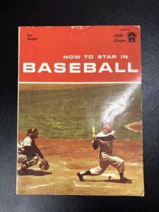 How to Star in Baseball by Herman Masin Vintage Sports Book AA50364