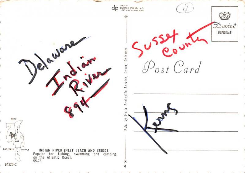 Indian River Inlet Bridge & Beach - Delaware