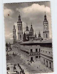 Postcard Our Lady of El Pilar Square, Zaragoza, Spain