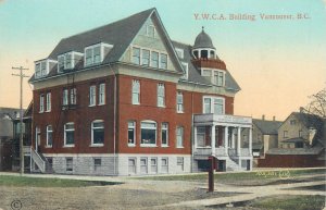 Canada Vancouver British Columbia Y.W.C.A. Building vintage postcad 