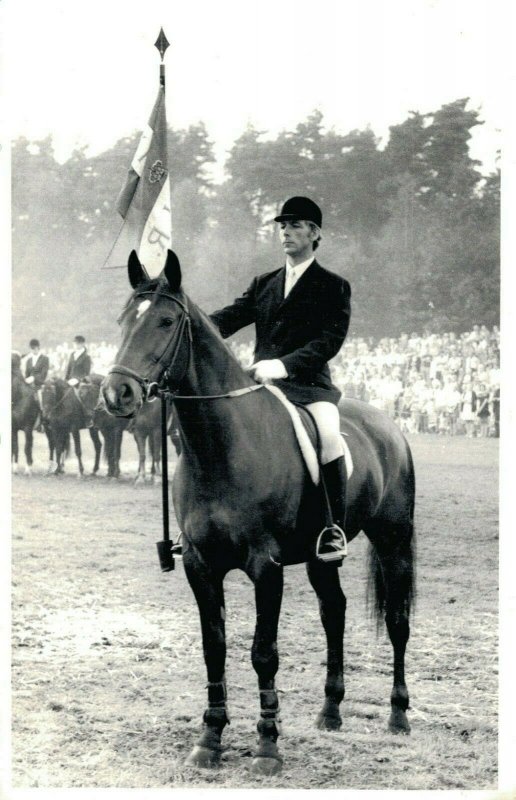 Horse Sports - Hippique Flag Real Photo Postcard 03.91