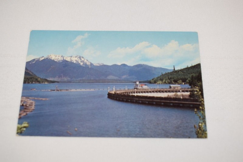 Lake Cushman formed by Tacoma City Light's Cushman Dam Postcard, Dexter