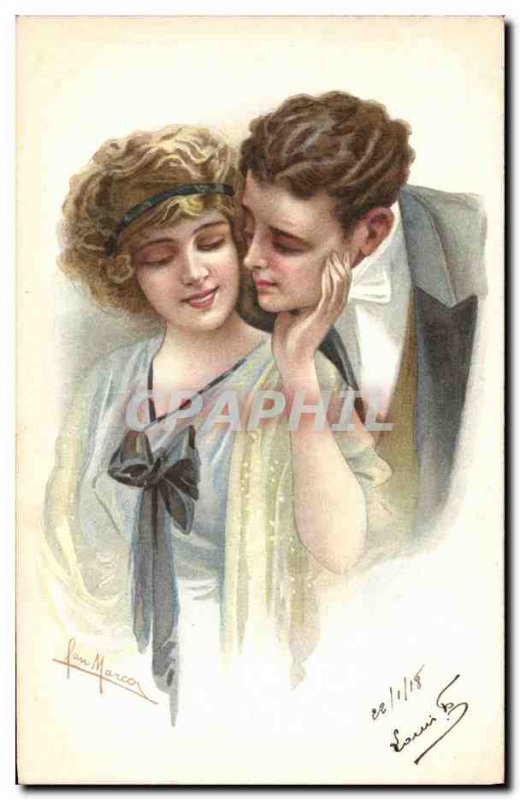 Old Postcard Fantasy Illustrator Woman