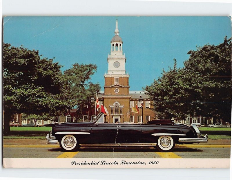 Postcard Presidential Lincoln Limousine, Henry Ford Museum, Dearborn, Michigan