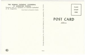 Roman Catholic Church Sanctuary, St Augustine, Florida, Vintage Chrome Postcard