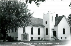 NE, Wahoo, Nebraska, First Baptist Church, L.L. Cook No. 2-A-1B, RPPC