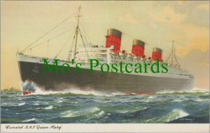 Shipping Postcard - Ocean Liners - Cunard R.M.S.Queen Mary  RS28755