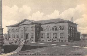 Lincoln Nebraska University Engineering Lab Antique Postcard K87247