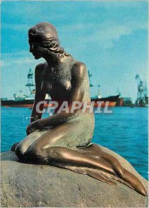 Postcard Modern Copenhagen Little Mermaid