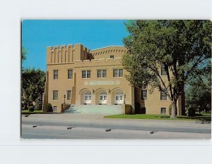 Postcard Pearson Auditorium, New Mexico Military Institute, Roswell, New Mexico