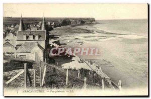 Old Postcard Arromanches Vue Generale