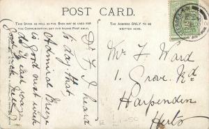 We are seven donkeys early comic caricature greetings postcard