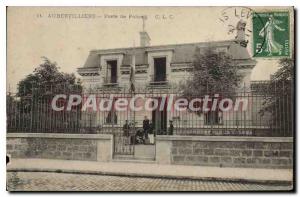 Postcard Old Police Station Aubervilliers