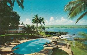 Hawaii Hilo Naniloa Hotel Swimming Pool 1962
