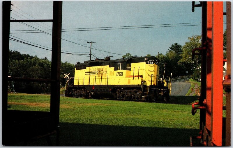 St. Lawrence & Atlantic Railroad GP9 Unit #1768 Ex Grand Trunk Postcard