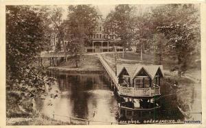 1909 Oakridge Green Springs Ohio Austin Longlove postcard 6950