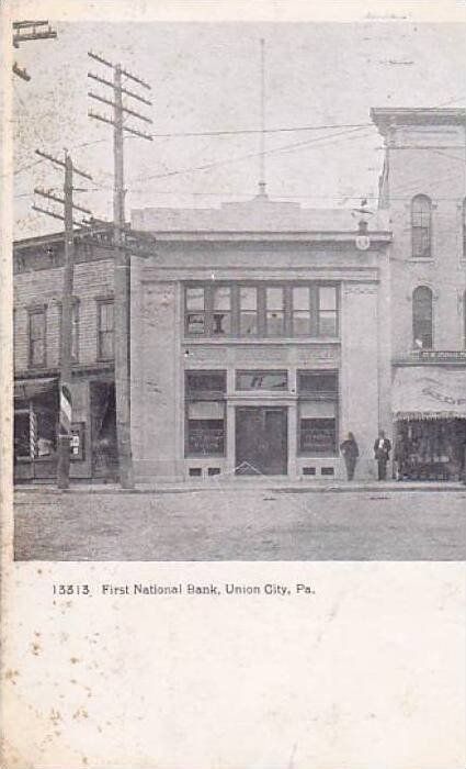 Pennsylvania Union City First National Bank 1909