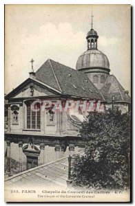Postcard Old Paris Chapel of the Carmelite Convent