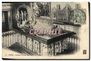 Old Postcard Dijon Tomb of John the Fearless