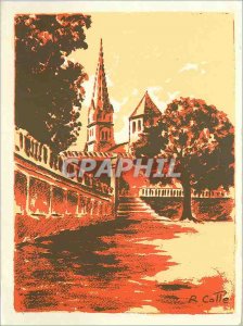 Postcard Modern Church Saint Laurent Parthenay Deux Sevres