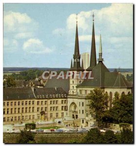 Postcard Modern Luxembourg upper part of the Cathedral