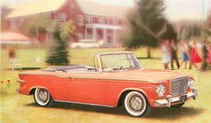 Postcard 1961 Glamourous Lark Convertible Studebaker 22-14092