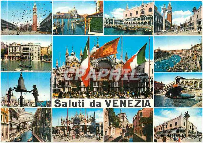 Postcard Modern Saluti da Venezia
