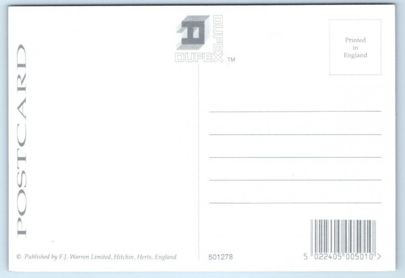 Zodiac Sign TAURUS the BULL Dufex Foil  4x6 Modern F.J. Warren Postcard