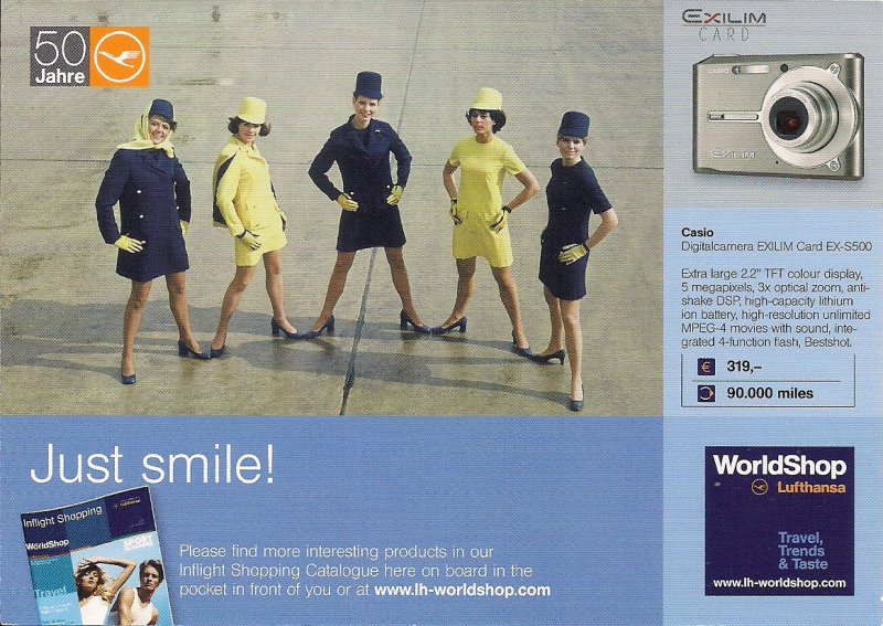 LUFTHANSA Flight Attendants, Historic Uniforms, LH, Pretty Stewardess, Airline