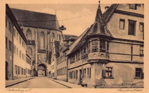 Germany Rothenburg o T Teuerleins Erker vintage postcard