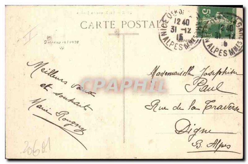 Postcard Old Nice New Gardens