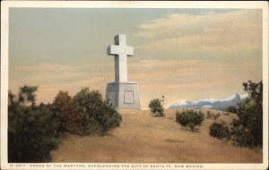 Santa Fe New Mexico Cross of the Martyrs Fred Harvey Vintage Postcard